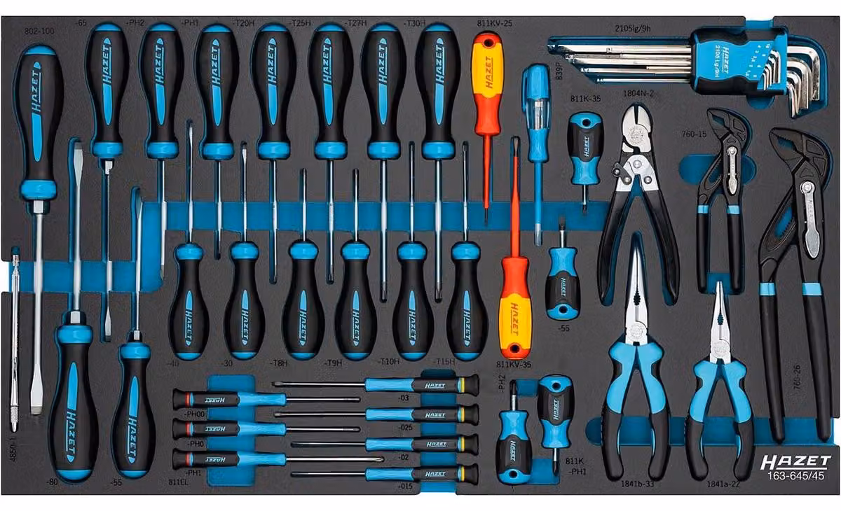 Assortimento di utensili HAZET da 45 pezzi