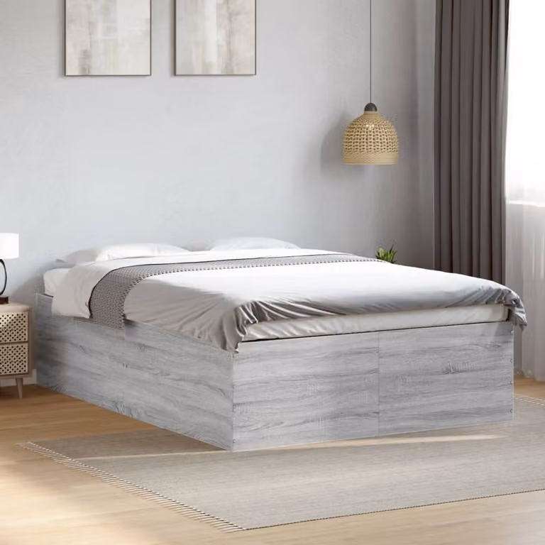 Giroletto vidaXL in legno multistrato grigio Sonoma L: 135 cm, P: 193 cm