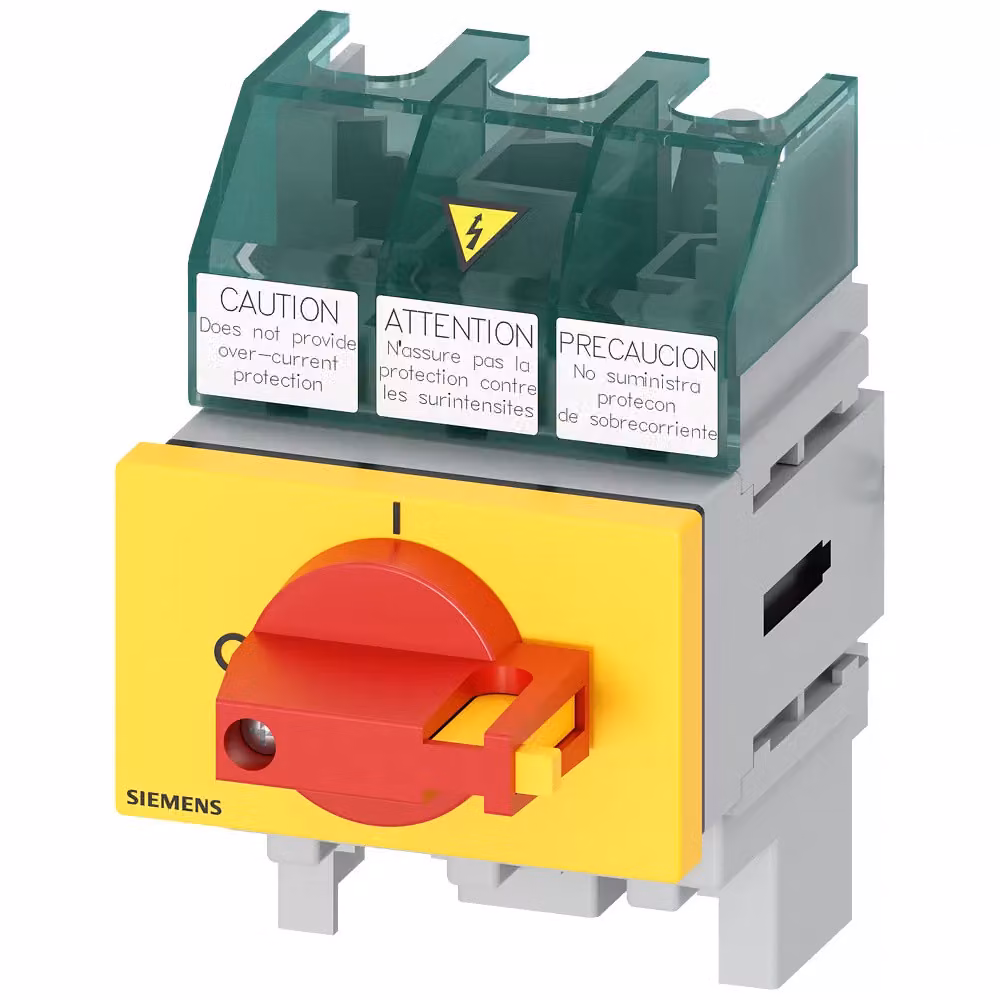 Siemens SENTRON, sezionatore di carico 3LD5 UL, interruttore di arresto di emergenza, a 3 poli, omologato 3LD50000TK13