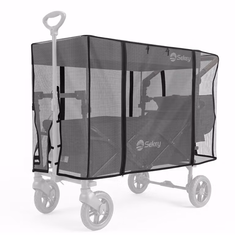Zanzariera Sekey per carrelli con tettuccio, 110 x 60 x 75 cm