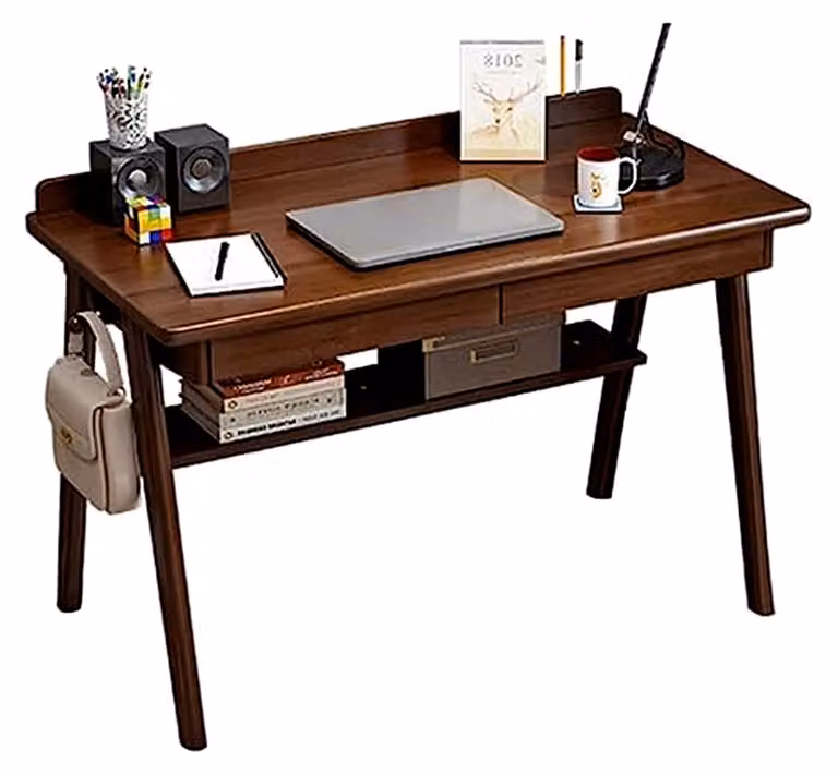 Nuovo tavolo da lavoro semplice, scrivania per computer, multifunzionale, per uso domestico, in legno massello, scrivania, ideale per soggiorno, camera da letto, ufficio, scrivania moderna per computer
