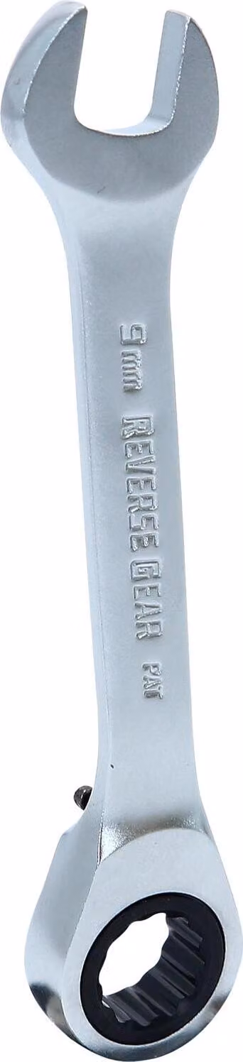 KS TOOLS GEARplus Chiave combinata a cricchetto corta 9 mm - 503.4632