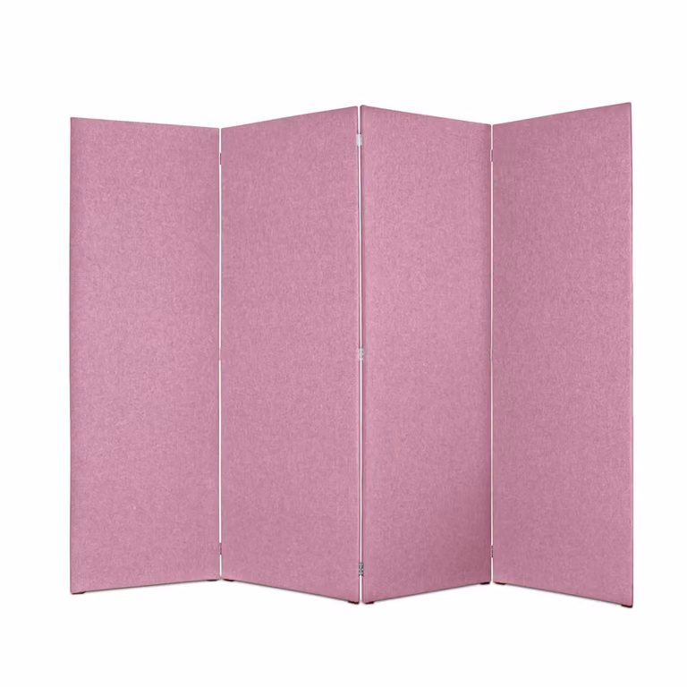 Pannello divisorio per ambienti - Separè Rosa lilla 240x190