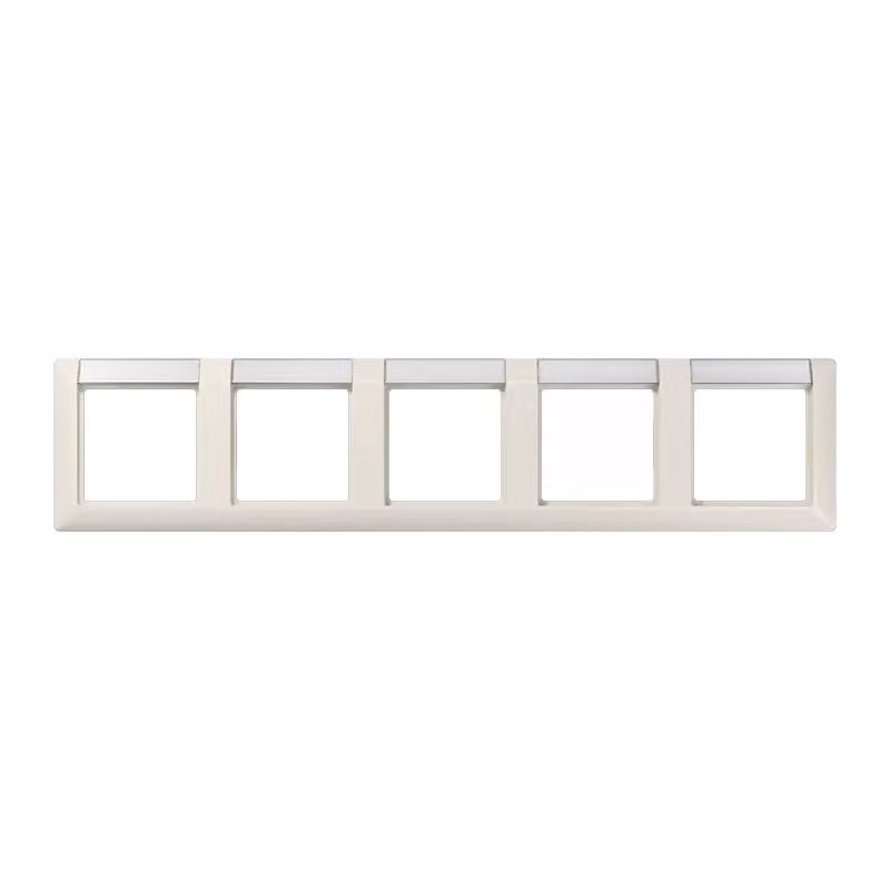 Cornice Jung AS5850NA con campo di scrittura 12 x 55,5 mm per combinazioni orizzontali
