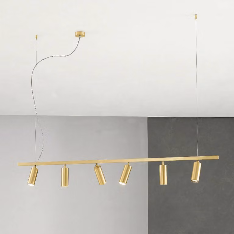 Cremasco Lampada a sospensione 7532, dimmerabile, Ottone / Oro, Soggiorno / Sala da pranzo, Ottone, Moderno, Lampada a sospensione