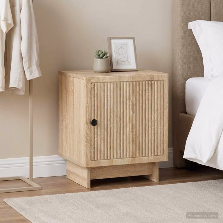 Set di 2 Armadi da Notte vidaXL in Rovere Sonoma, L 43 cm x P 34,5 cm x H 50 cm