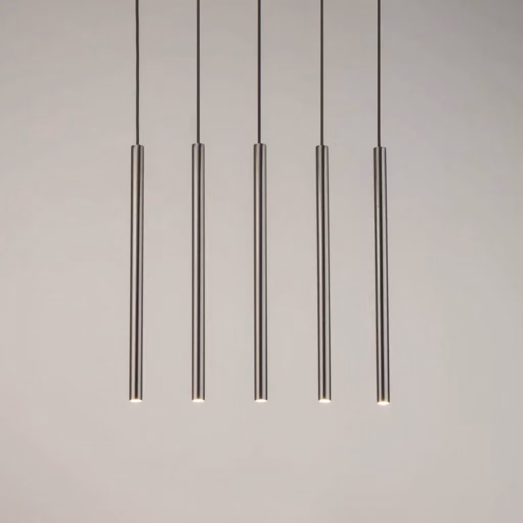 Lampada a sospensione moderna Sigma Lighting Sopel argento cromo con 5xG9 – 2