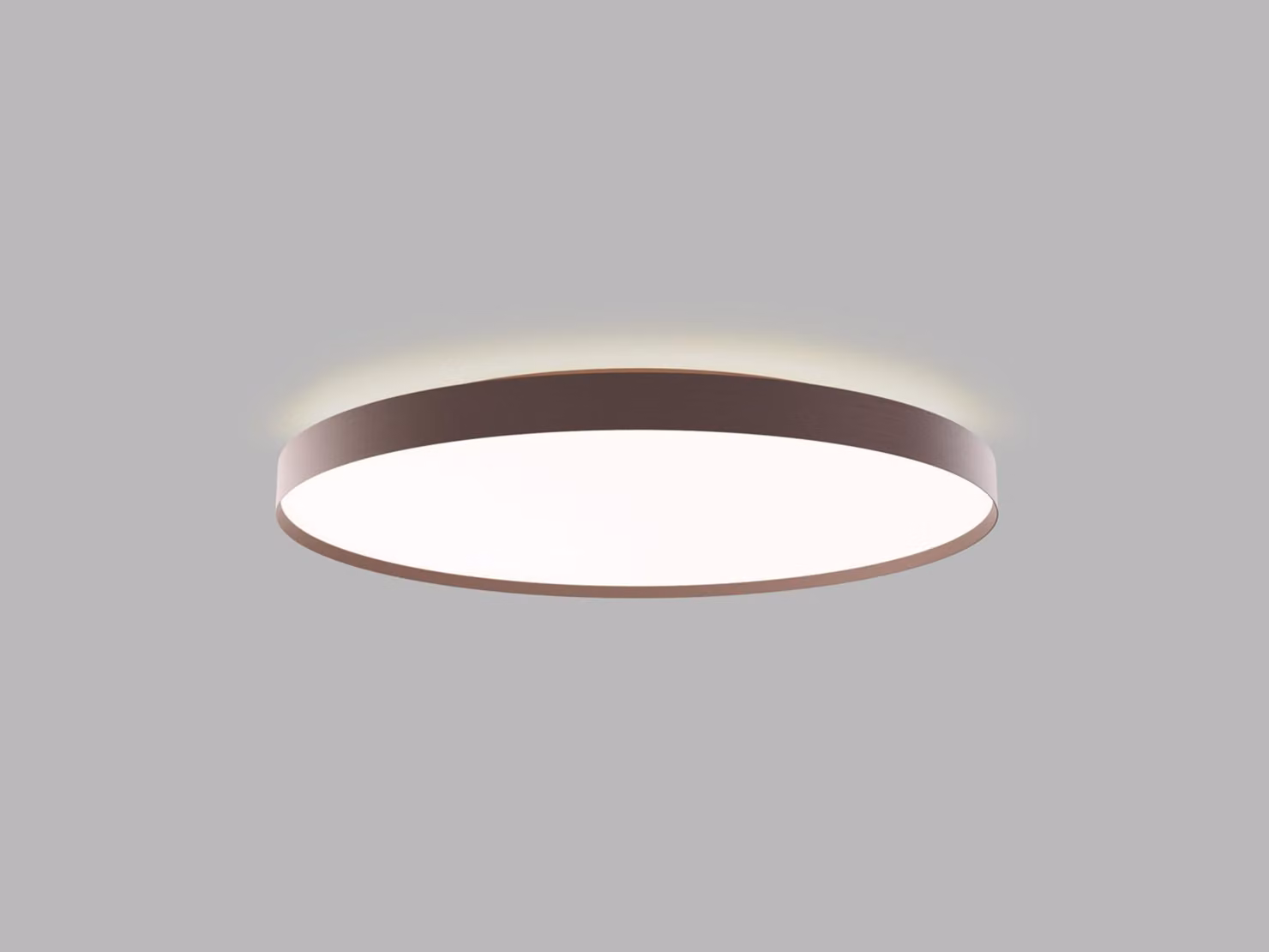 LED2 1276058DT Plafona TORO 80, codice articolo, CF TRIAC DIM 80+12W 3000K/4000K marrone