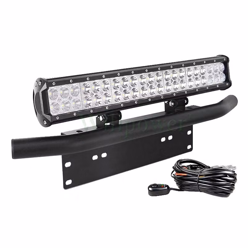 striscia luminosa a LED da 20 pollici, potenza di 126 W, design a fascio combinato, supporto per fascio A