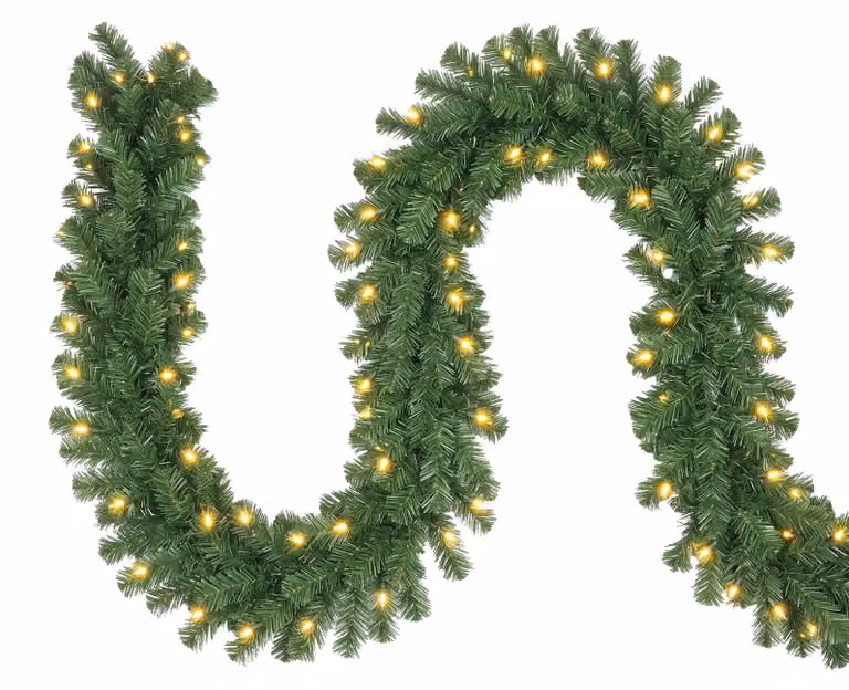 Catena luminosa a LED verde, 5 metri, 200 LED, adatta per interni ed esterni