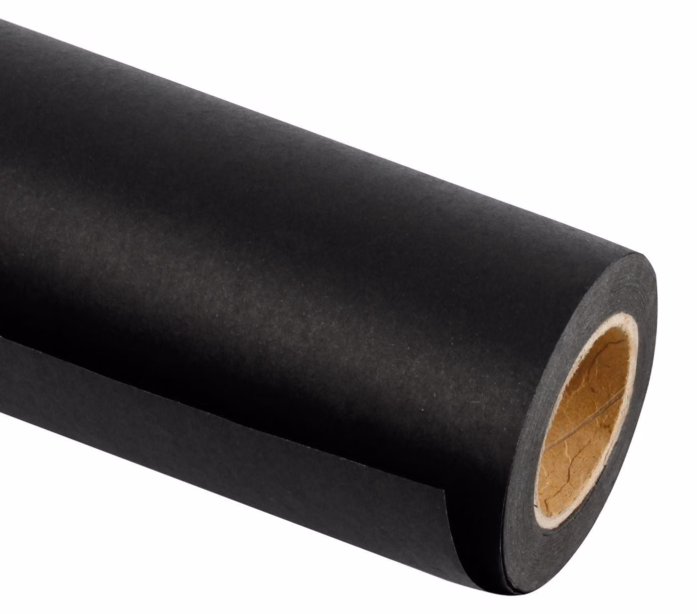 Rotolo di carta kraft nera, 122 cm x 30 m, riciclata