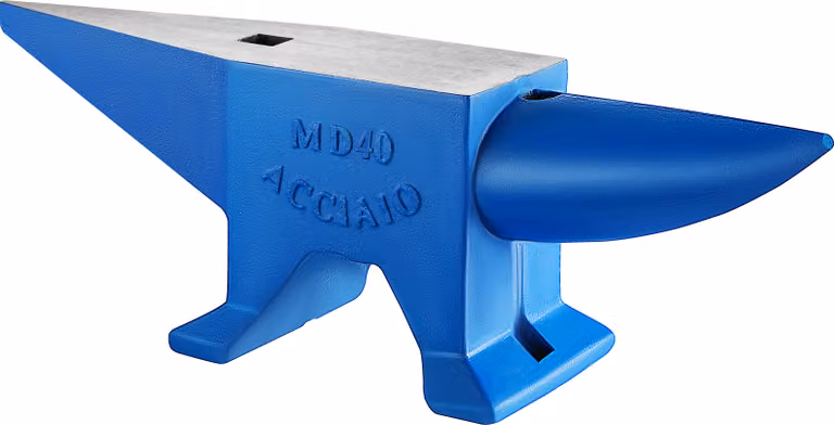 SucceBuy Pro Horn Anvil, 88,2 libbre, 40 kg di acciaio, 600 mm di lunghezza, incudine portatile in ghisa robusta per la forgiatura, robusto strumento da banco per la forgiatura di incudini per il fabbro, nero