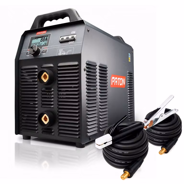 PATON PRO-500-400V - Saldatrice ad arco da 500A per MMA e TIG - Saldatrice ad inverter con funzione ad impulsi - Ingresso da 400V - Design robusto