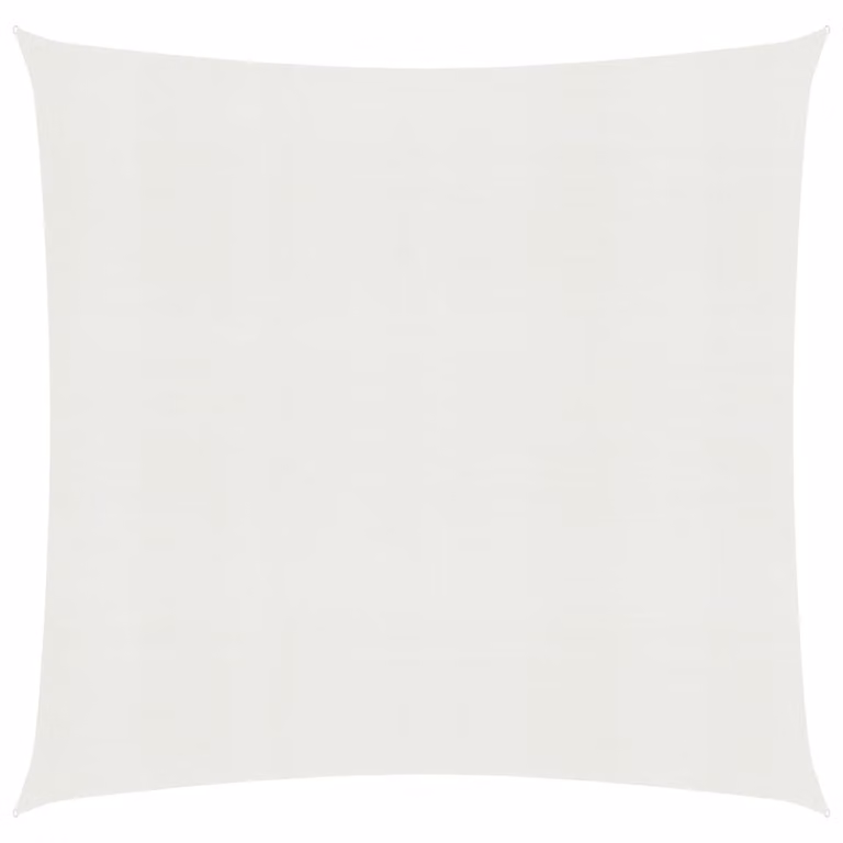 Tenda da sole The Living Store 160 g/m² bianco 2,5x2,5 m HDPE