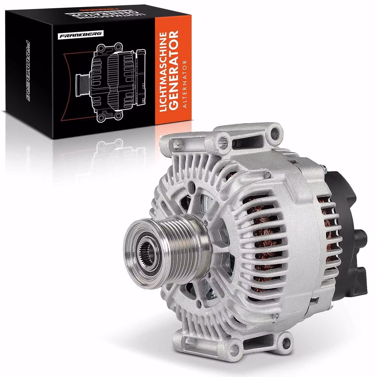 Macchina per luci 180A, 12V, con 4 fori e 7 alette, adatta per motori a benzina e diesel