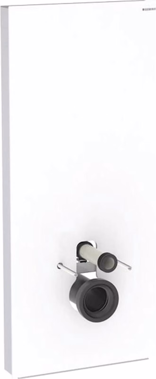 Geberit Monolith module sanitaire pour WC suspendu, 114 cm, entrée deau derrière au centre, avec tubulure de raccordement, 131.031.SI.5, 131.031.SI.5