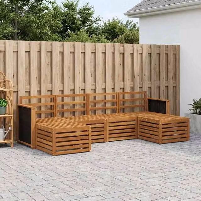 Set di divani da esterno 5 pz 3384670