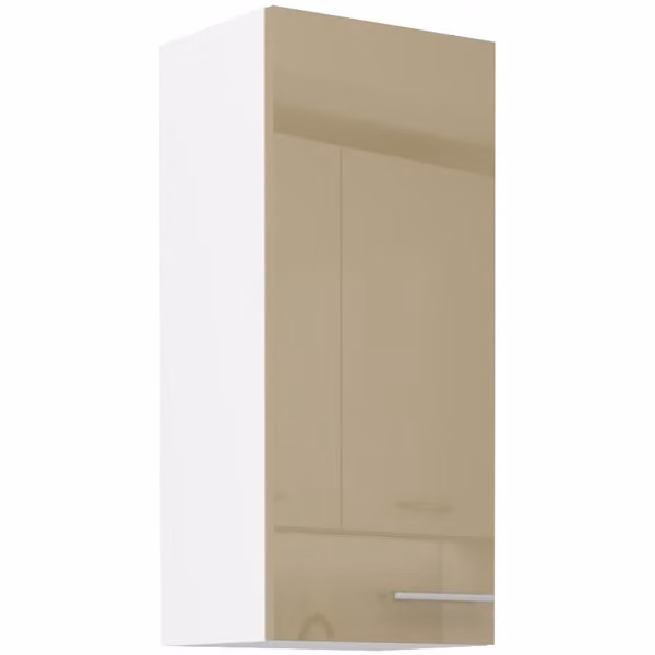 Pensile alto LAJLA - larghezza 40 cm, cappuccino / bianco