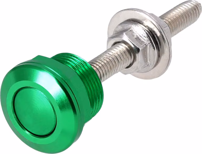 Chiusura a sgancio rapido, coperchio laterale di fissaggio - anodizzato verde