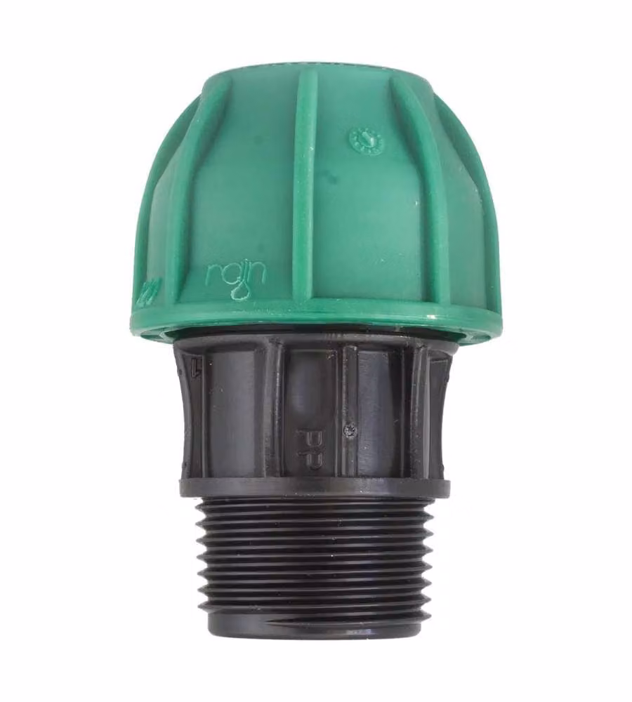 Raccordo a compressione M diametro 20 x 1/2" M PN10