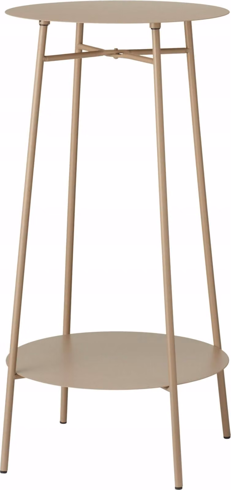 Tavolo alto RENI, Ø 35 x 60 cm, beige