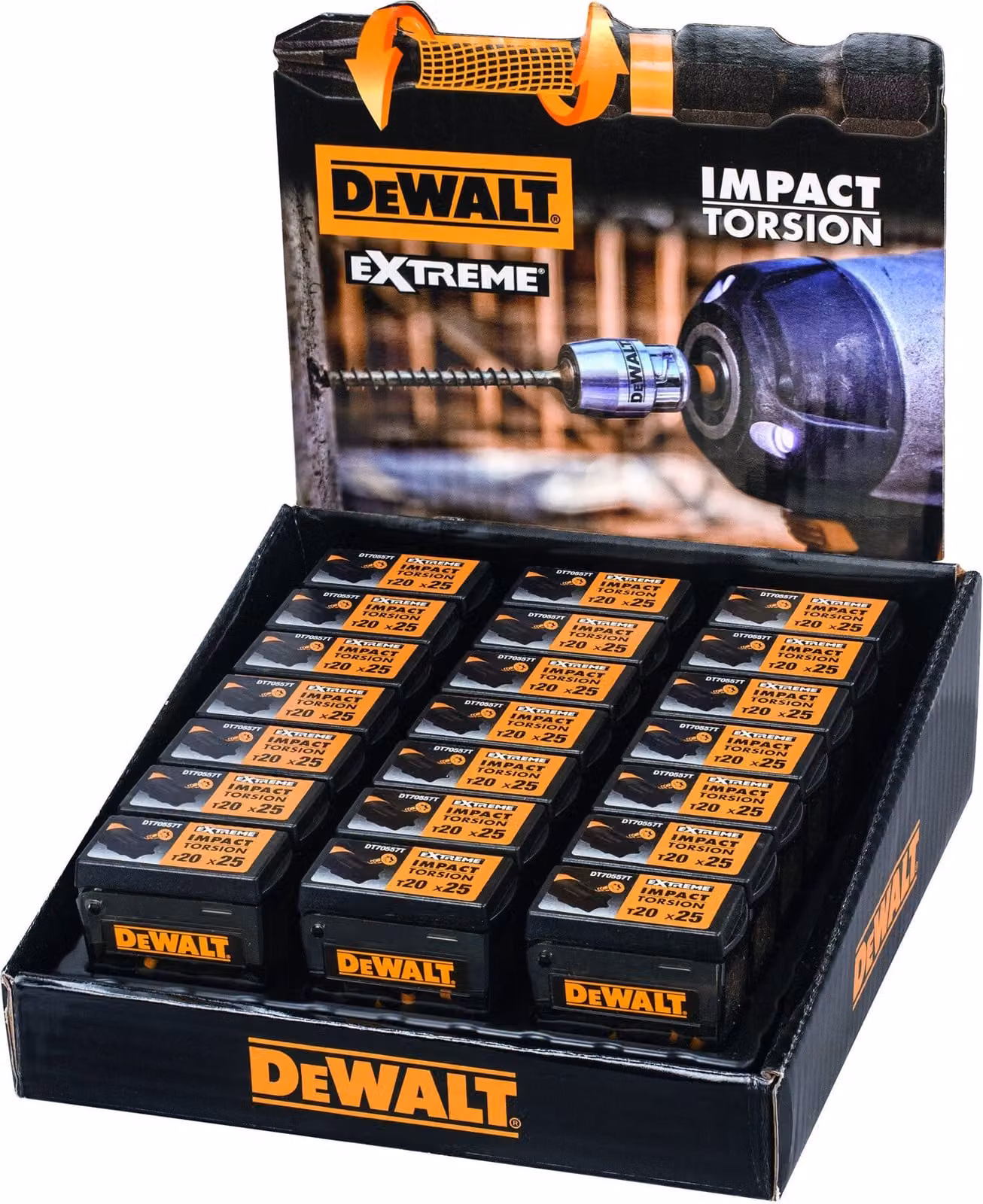 DEWALT Thekendisplay Bitsets 21xDT70557T
