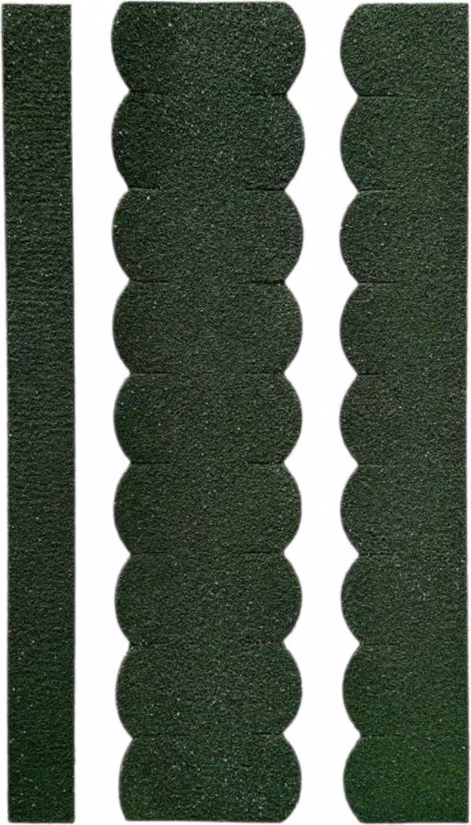 1 set di tegole a coda di castoro (46 mm + 415 mm di lunghezza) verdi