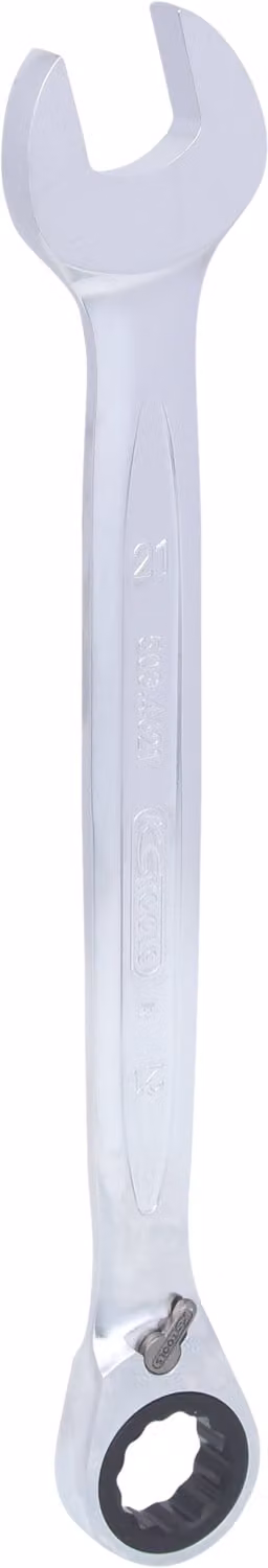 KS TOOLS GEARplus Chiave combinata a cricchetto, reversibile 21 mm - 503.4621