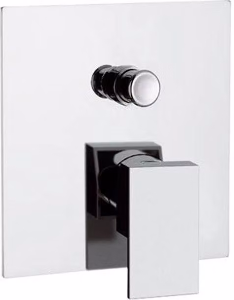 Rubinetto vasca/doccia da incasso quadro- serie q design