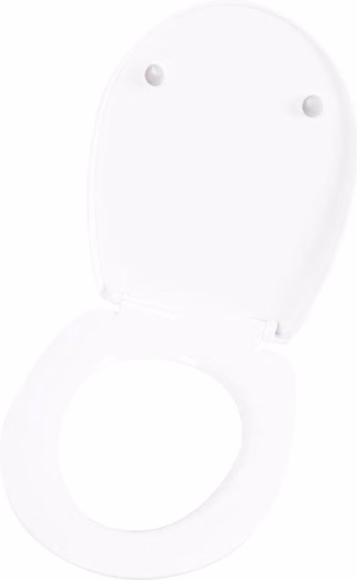 Coperchio per WC con chiusura rapida per una facile pulizia, coperchio per WC in resina termodurente