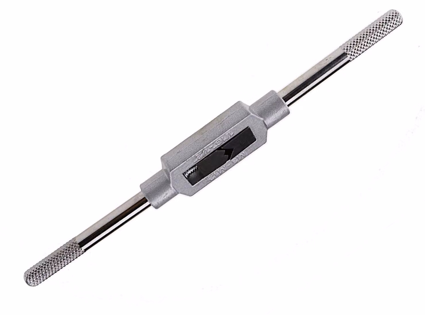 Maschinetta filettatrice manuale, lunghezza 320 mm - Strumento manuale regolabile - Adatta per filettature da M6 a M20 - Alta qualità - Utilizzo manuale - Morsetti robusti - Chiave per filettatrici
