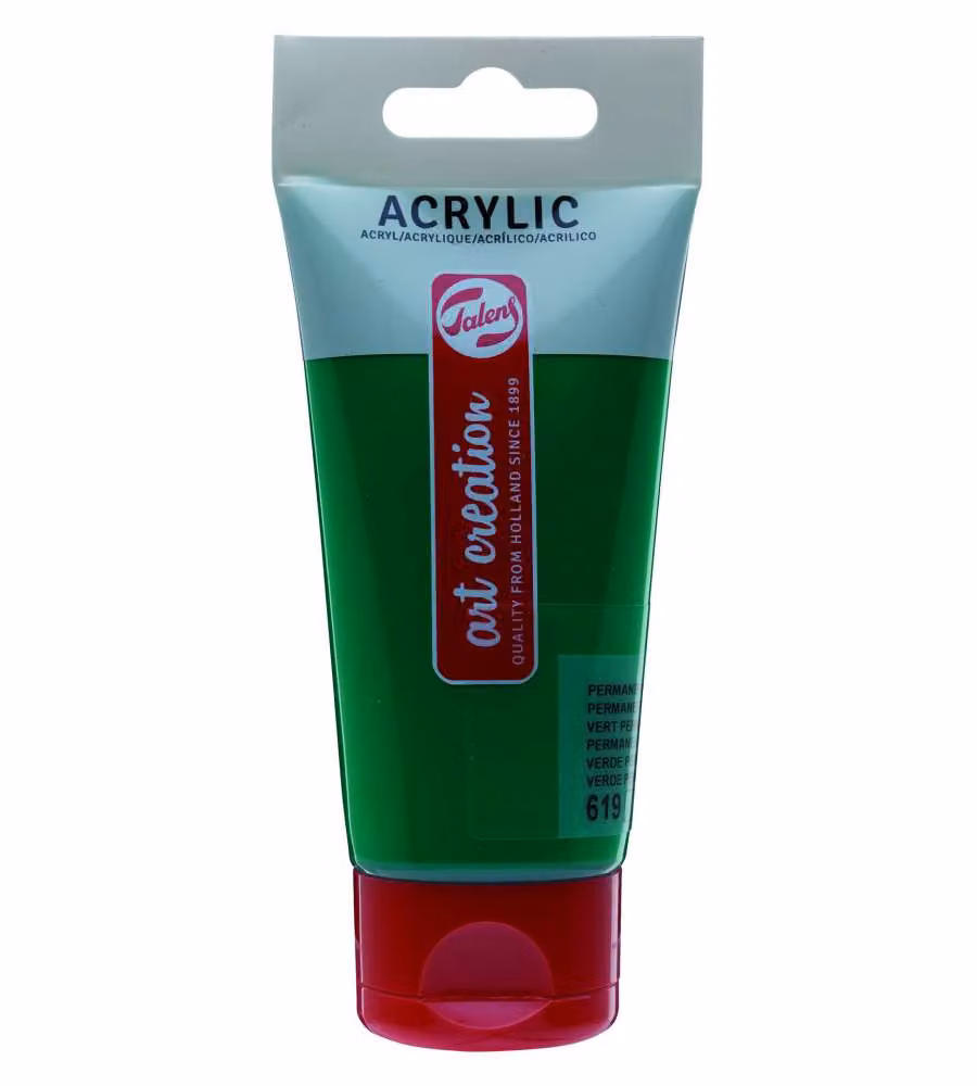 Acrilico 75 ml verde permanente scuro