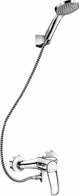 Sistema doccia Delabie autodrenante con EHM 2539S, attacco standard.