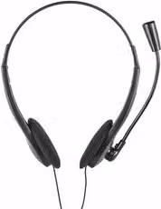Cuffie Trust Primo con microfono on-ear per PC, colore nero, con jack da 3,5 mm