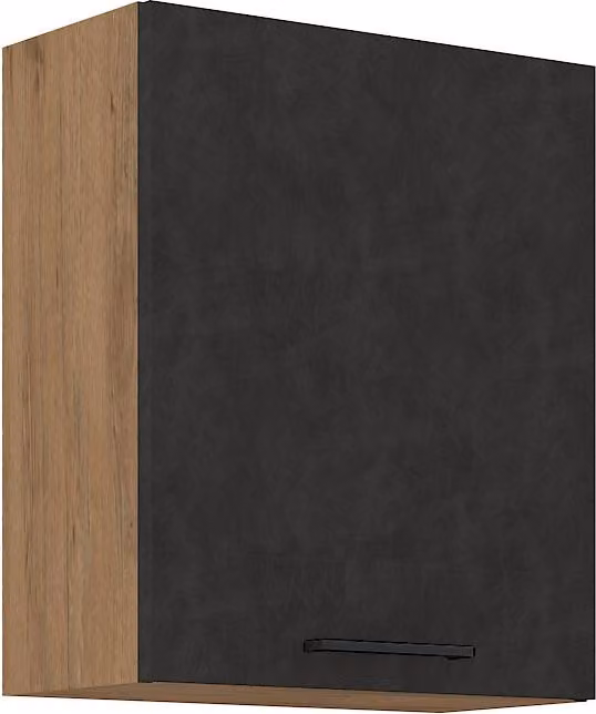 Armadietto superiore da cucina VANYA - larghezza 60 cm, matera / rovere lancelot