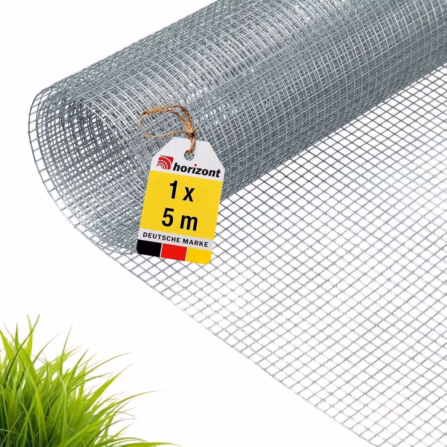 Vole Rete Metallica - 1 x 5 m - Maglia 0,5 cm - Zincata