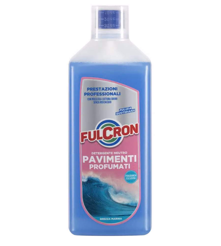 Fulcron Detergente Neutro per Pavimenti 1L - Profumo Brezza Marina