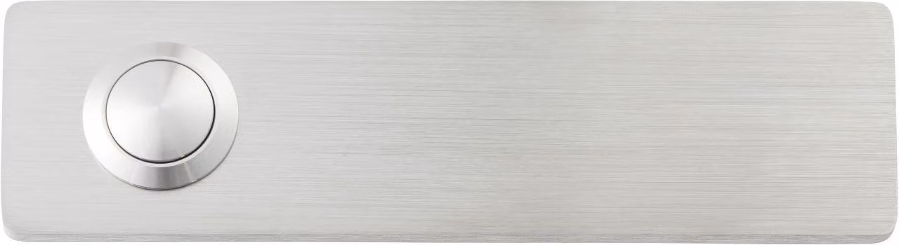 HEIDEMANN 70546 Pulsante campanello singolo in acciaio inox 48 V CA/2 A