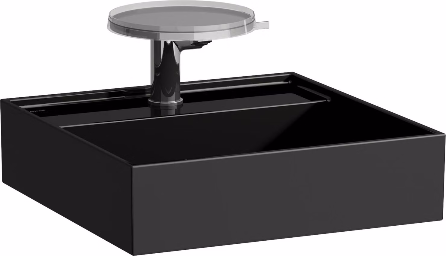 LAUFEN Kartell lavabo à poser, 2 trous pour robinet, sans trop-plein, 460x460mm, H8183310208151, H8183310208151