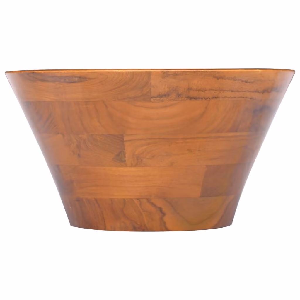 Lavabo in Legno Massello di Teak 40x20 cm