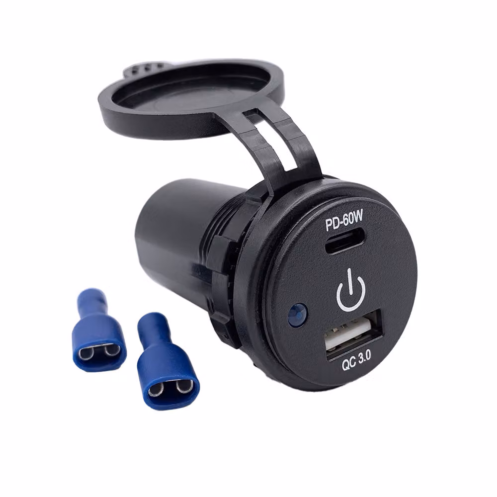 Offgridtec Presa doppia USB USB-A 3,6V - USB-C 5V