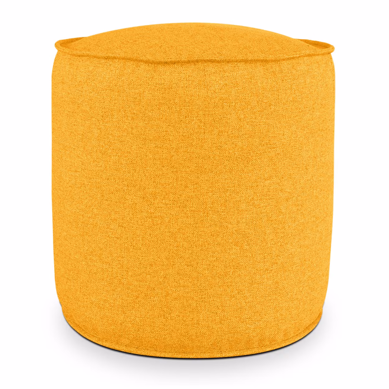 Pouf Rotondo da Interno & Esterno Piuma S Senape