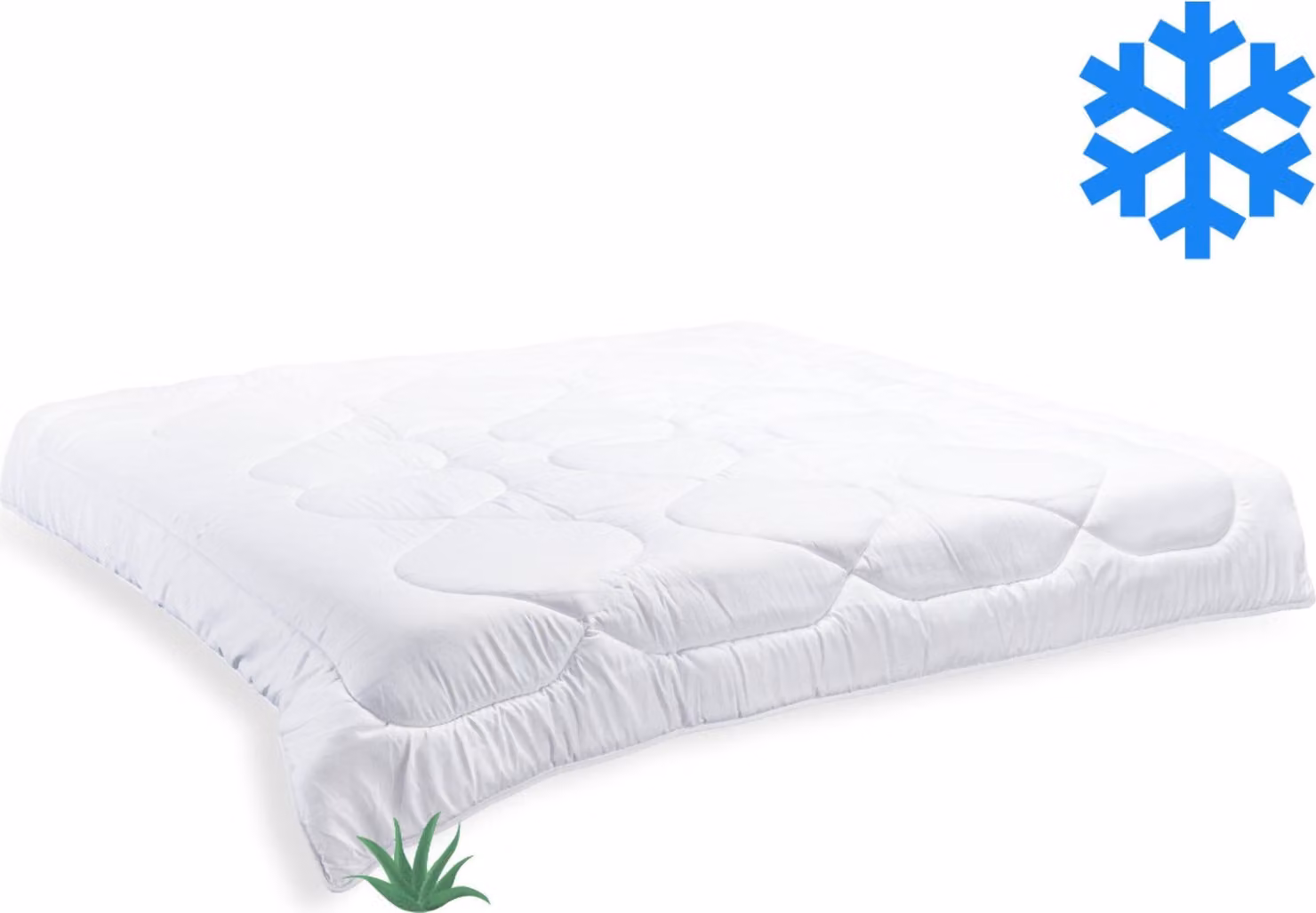 Coperta francese invernale Aloe Vera 200x200cm 1800g