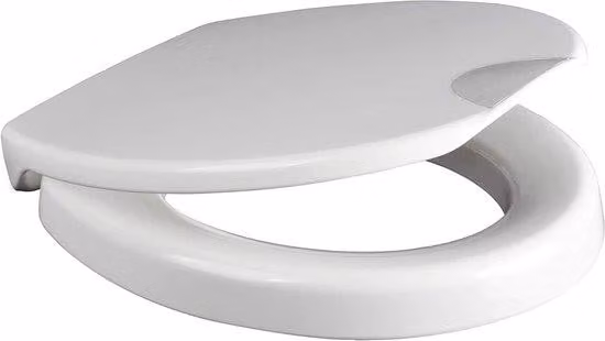 Rialzi per WC di alta qualità - per sedersi comodamente - 1 pezzo - plastica - 5 cm