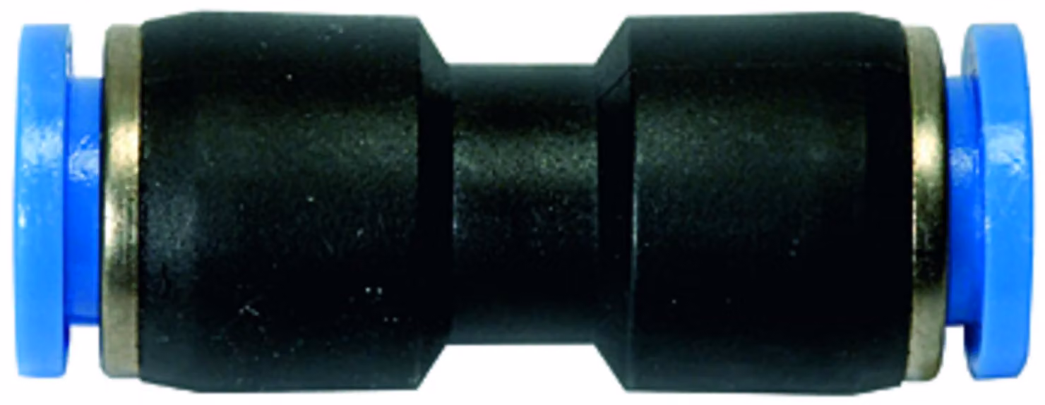 Connettore diritto Riegler serie blu per tubo esterno Ø 4 mm - 109793