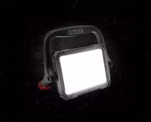Proiettore LED Strike Advanced Century Italia, ricaricabile, 70W, 5700K, bianco, dimmabile, IP54