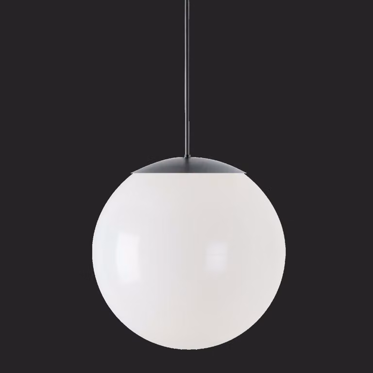 OSMONT ISI72648 ISIS P4 PM HP apparecchio a sospensione in plastica bianco/nero IP40 4000 K 58W LED combinazione di emergenza 3 h