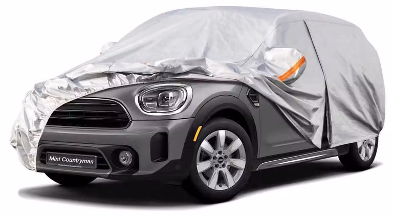 Copertura per auto Autoplane, impermeabile e traspirante, per Mini Countryman (2010-2024), colore argento