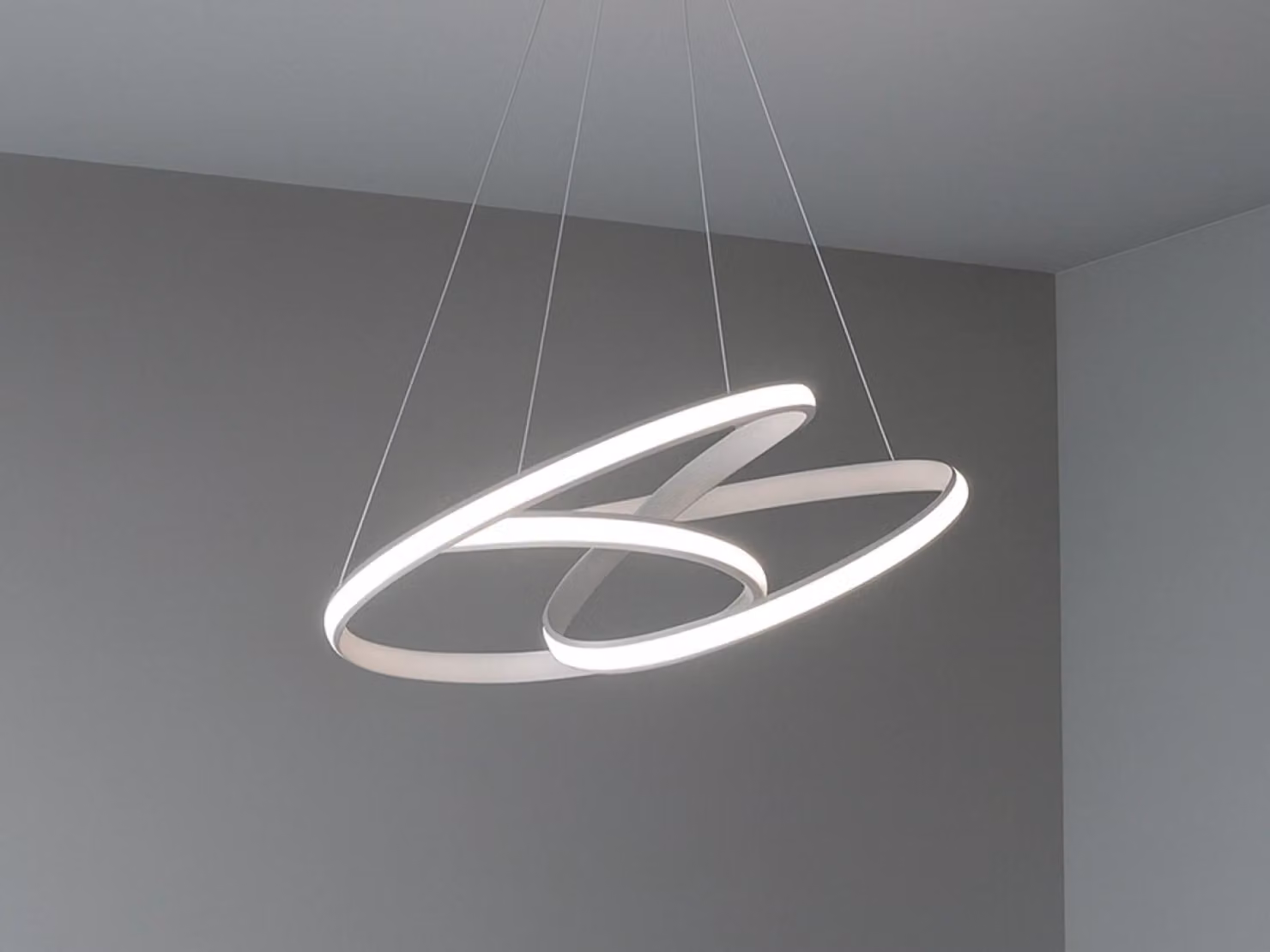 Lampada a sospensione a LED con telecomando, 85W - TA2308/W