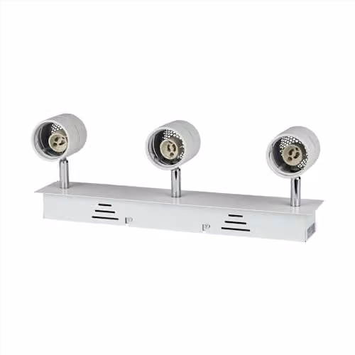Portafaretto LED 3xGU10 Colore Bianco